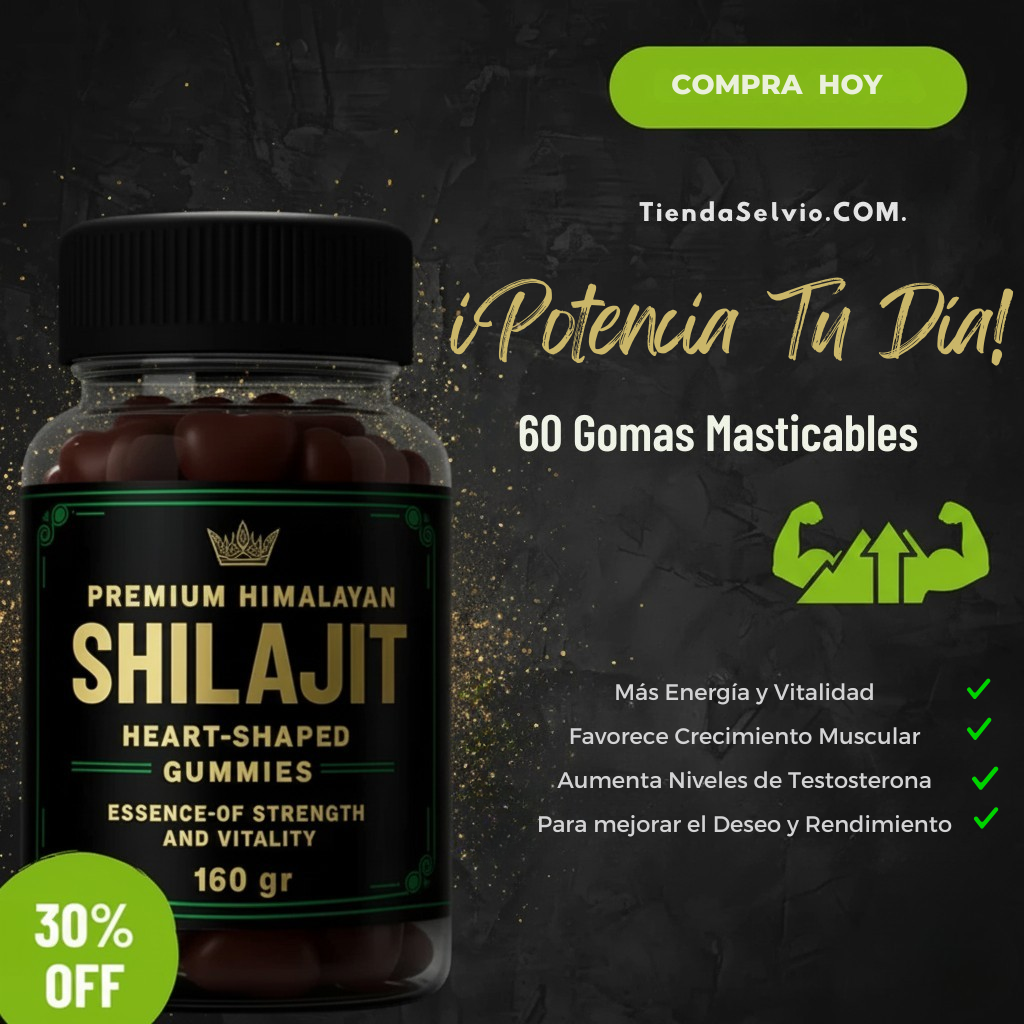 SHILAJIT PURO PARA HOMBRES